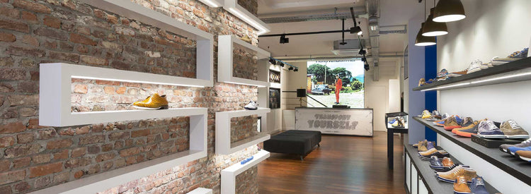 Floris van Bommel Store Dusseldorf binnenkant
