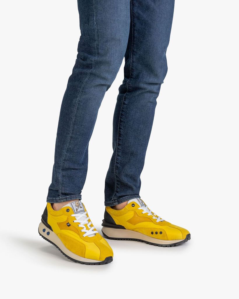 Sneaker Textil gelb