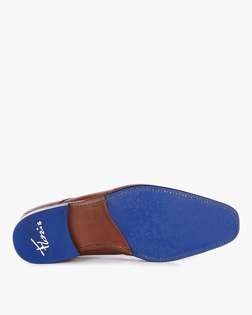 Schnürstiefel Kalbsleder cognac