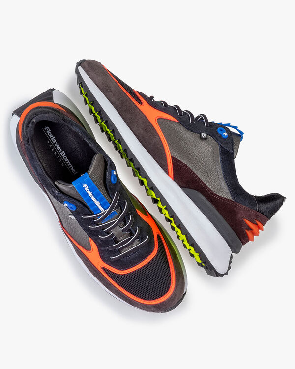 Sharki Sneaker grau/orange