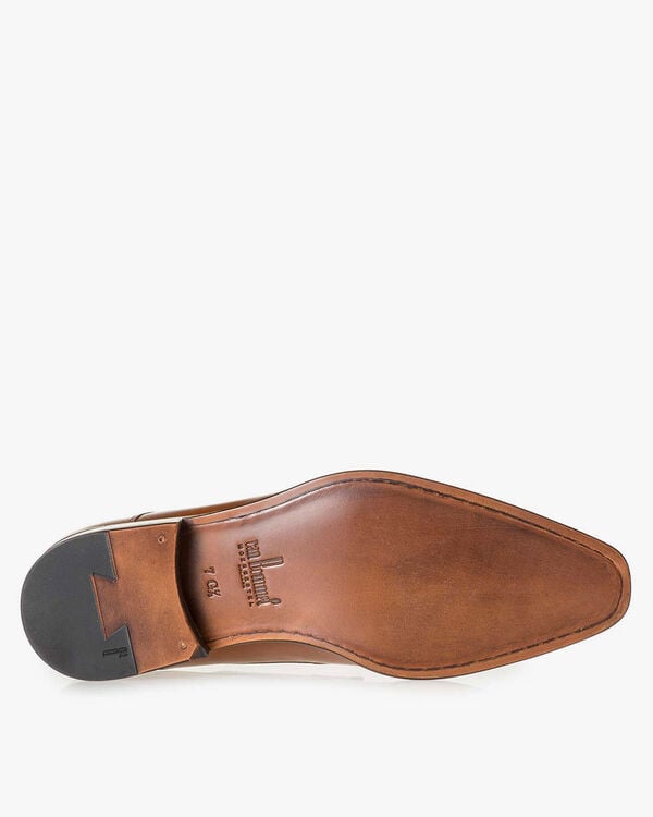 Lace shoe calf leather cognac