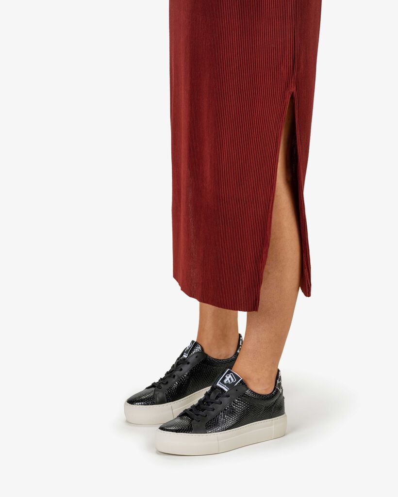 Sneaker Kalbsleder schwarz