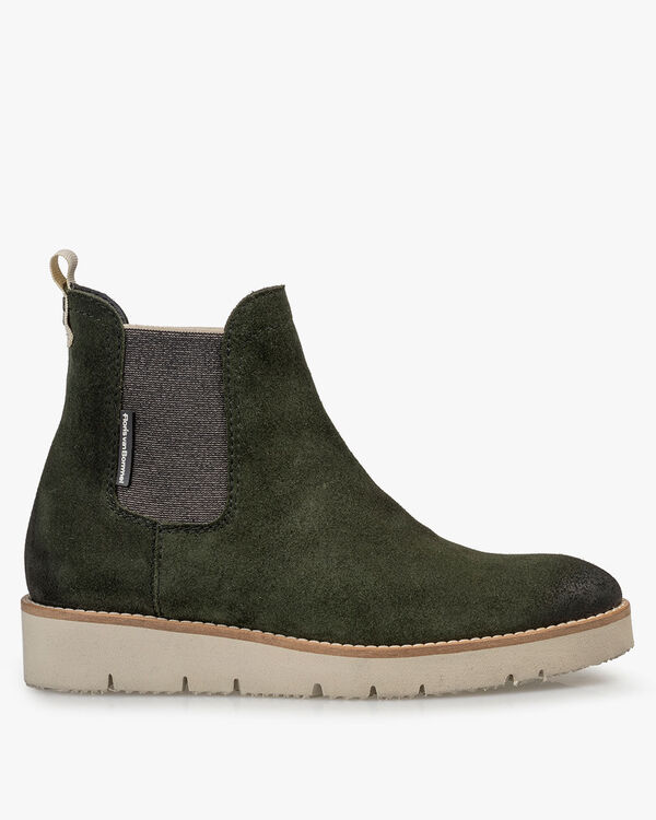 Chelsea boot suede green
