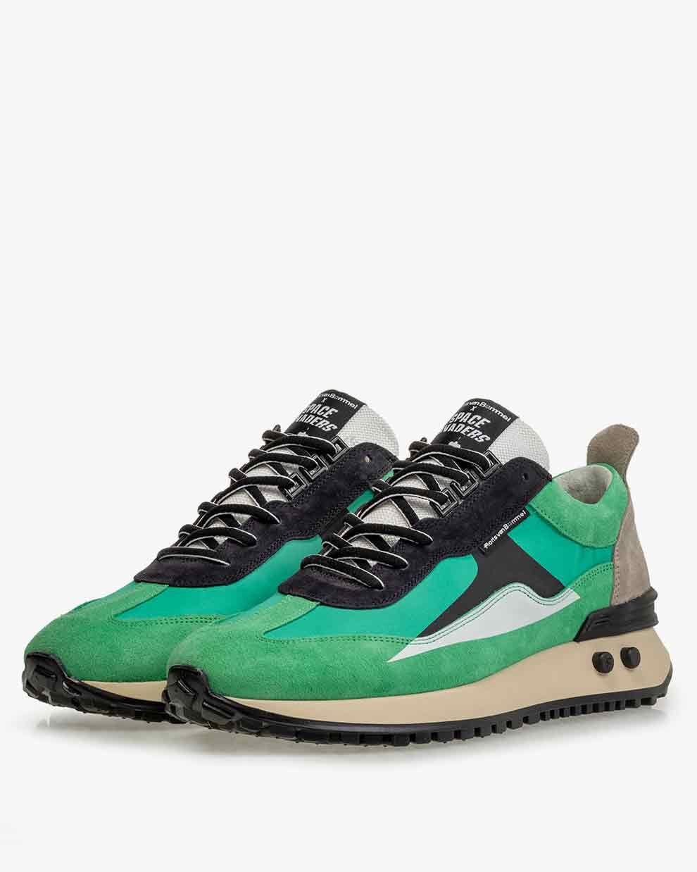 Sneaker space invaders green SFM-10095-42-01 | Floris van Bommel®