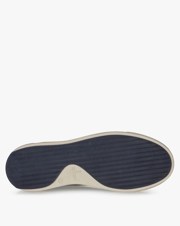 Sneaker Wildleder dunkelgr&uuml;n