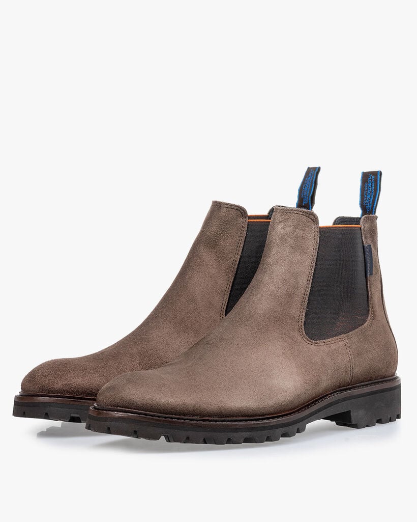 Chelsea Boot Wildleder taupe