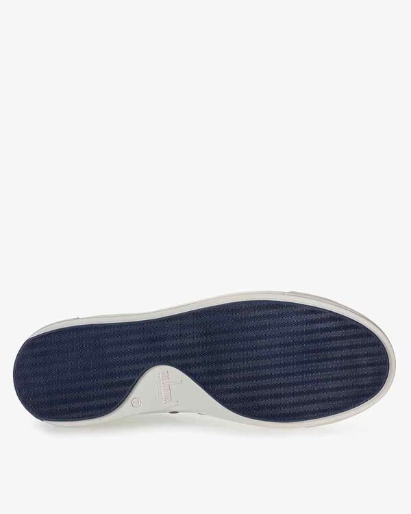 Sneaker calf leather white