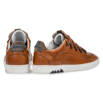 Hiking-Sneaker Leder cognac