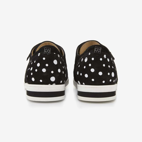 Floris van Bommel black suede women's lace-up shoe