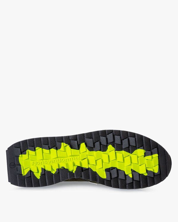 Sharki Sneaker Wildleder dunkelgrün