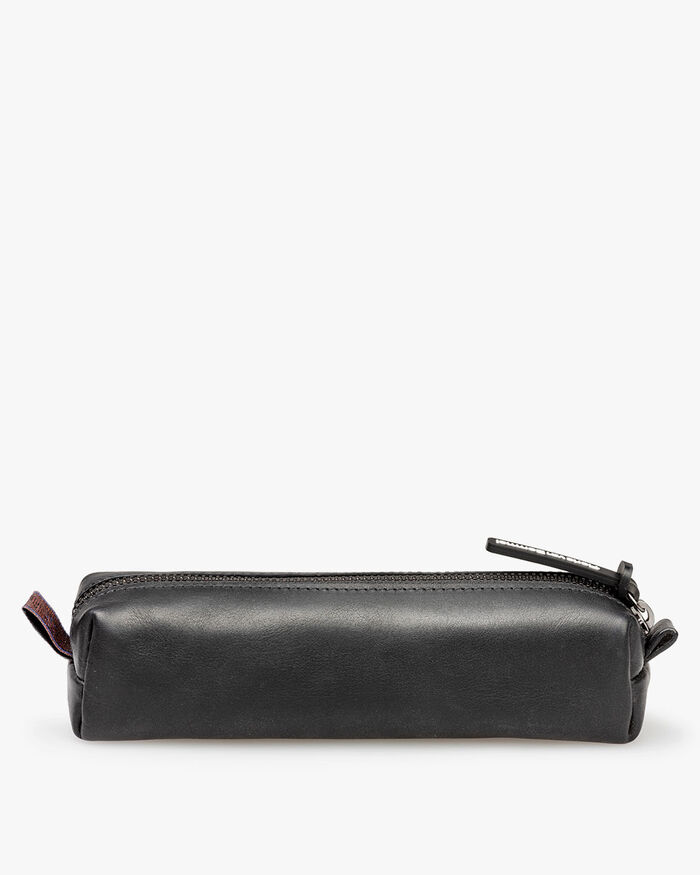 Pencil pounch leather black