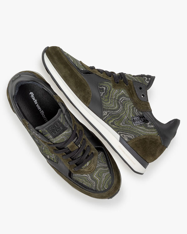 Sneaker Wildleder gr&uuml;n