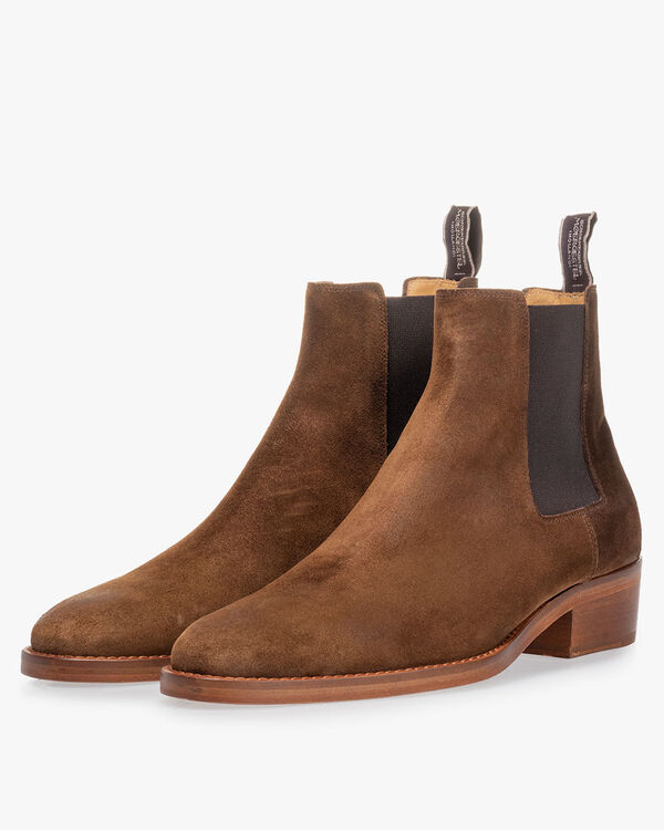 Chelsea Boot Wildleder cognac