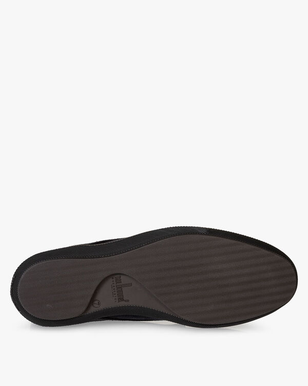 Schnürstiefel Wildleder dunkelblau