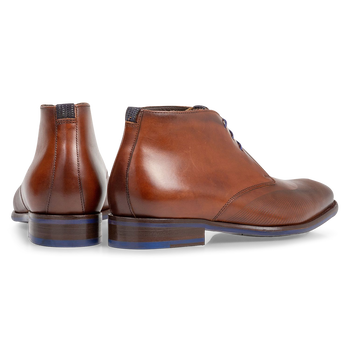 Schnürstiefel Kalbsleder cognac