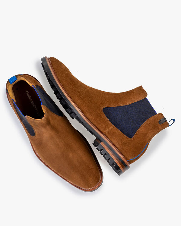 Chelsea Boot Wildleder cognac