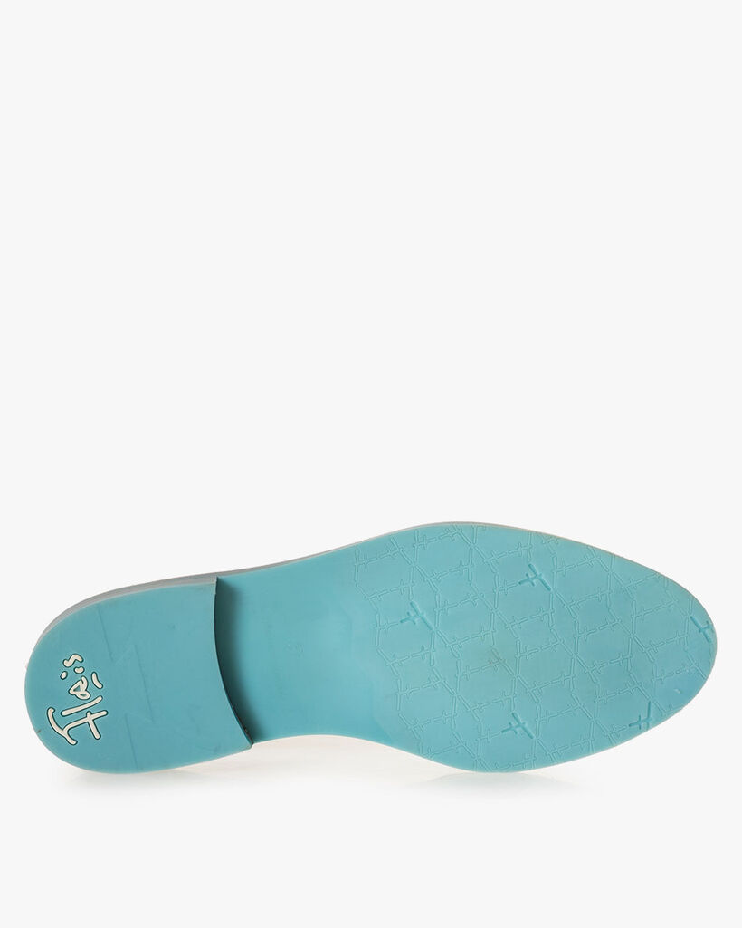 Loafer Lackleder hellblau