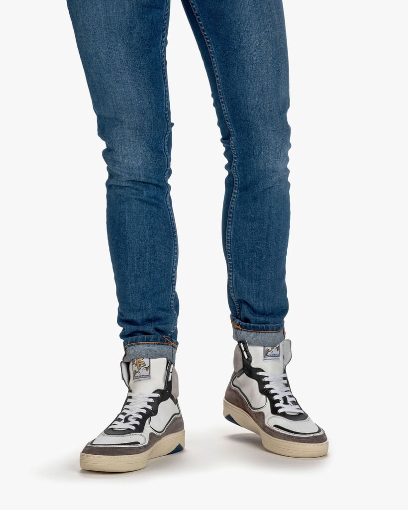 Sneaker Kalbsleder schwarz