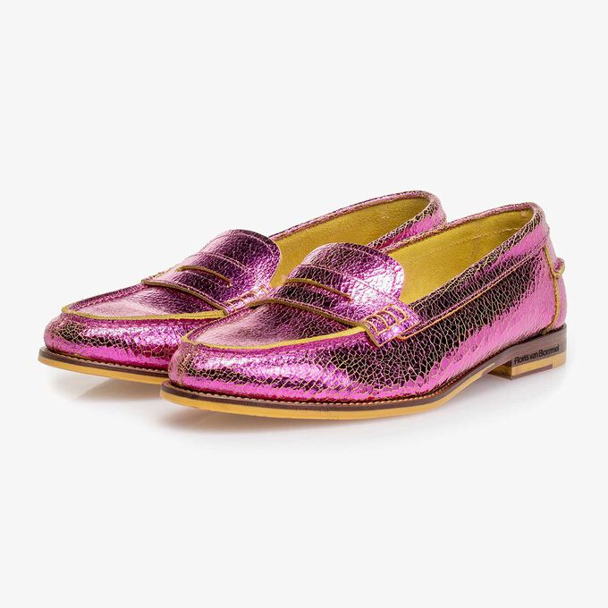 Pink metallic women's loafer 85409/10 Floris van Bommel®