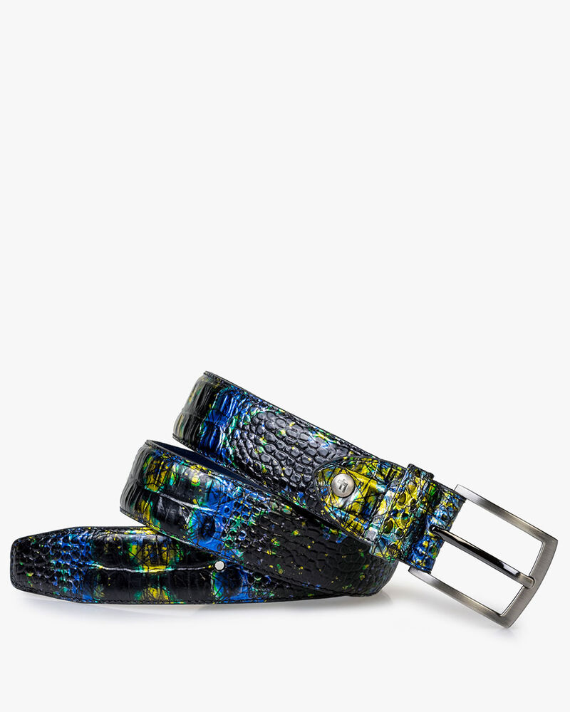 Belt with print yellow