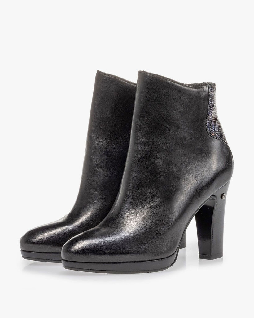 Ankle boot nappa leather anthracite