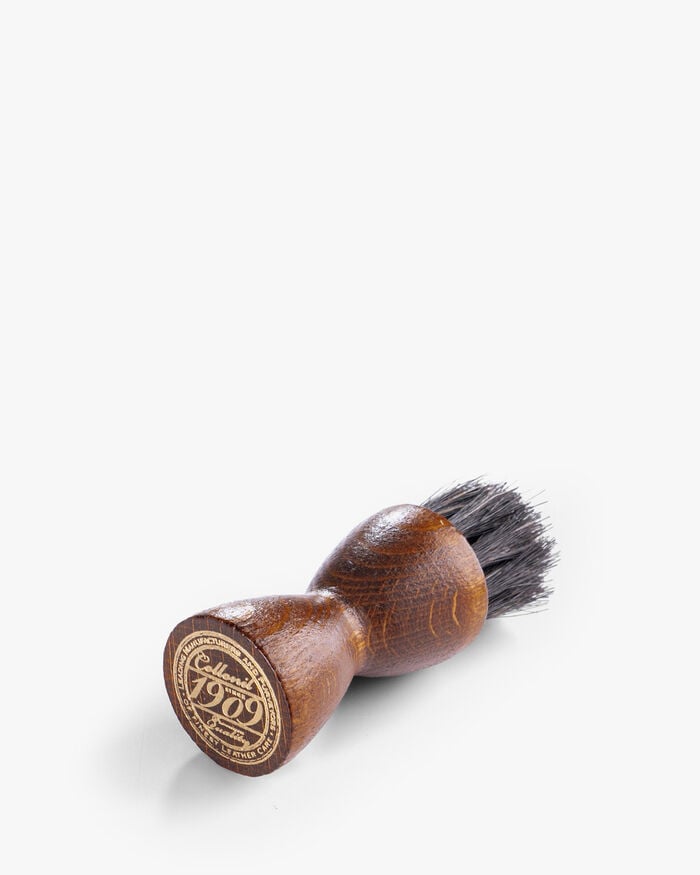 Einreibebürste rund, schwarz