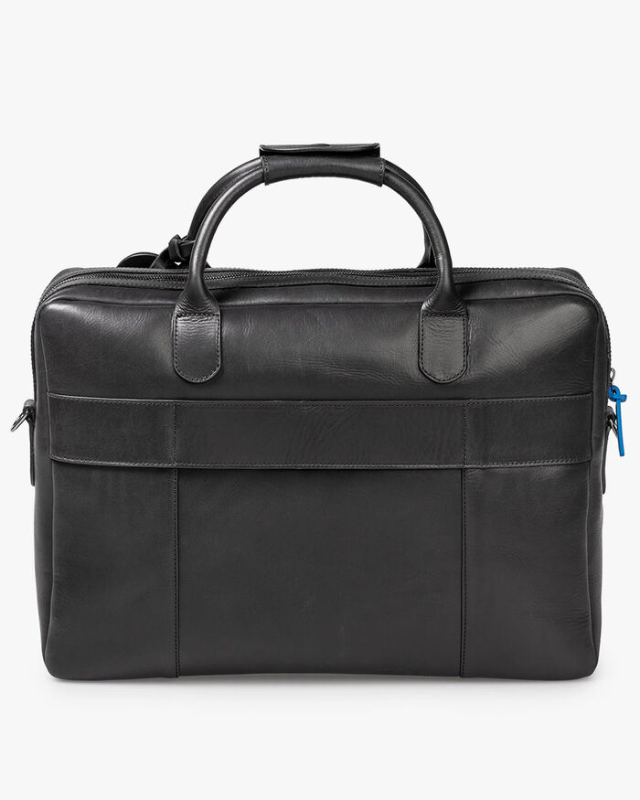 Bürotasche Leder schwarz