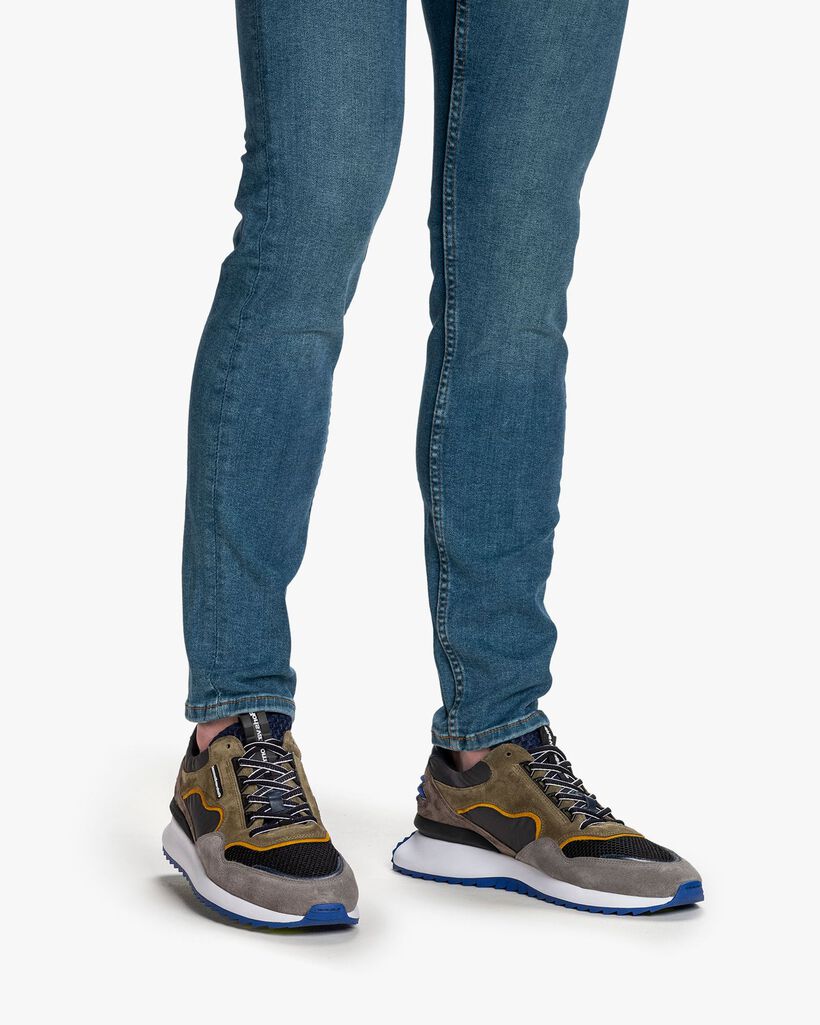 Sneaker Wildleder grün