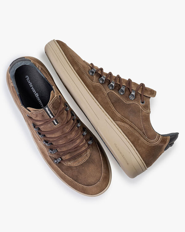 Sneaker Wildleder beige