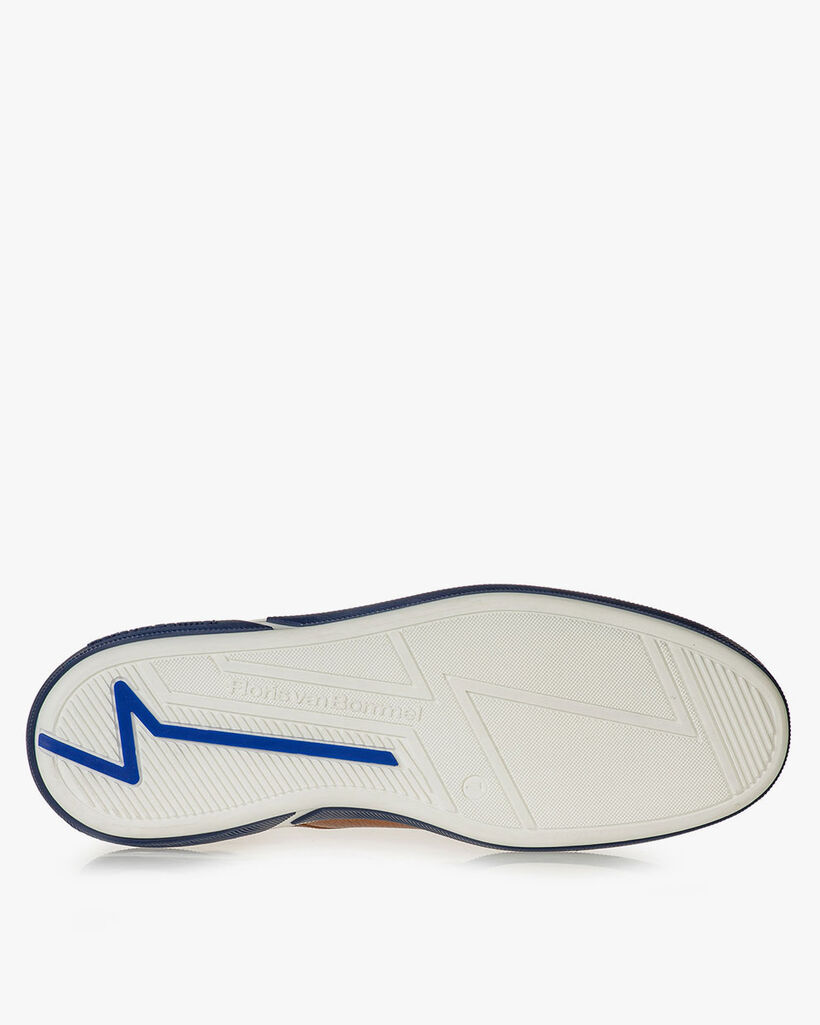 Cognacfarbener Schnürstiefel