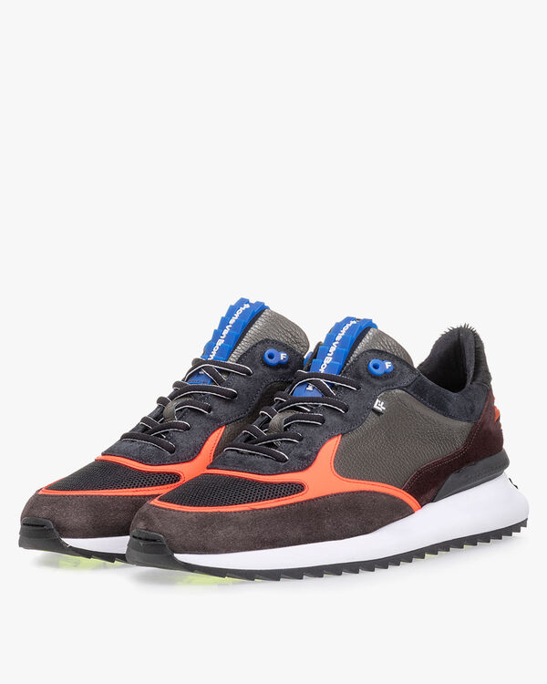 Sharki Sneaker grau/orange