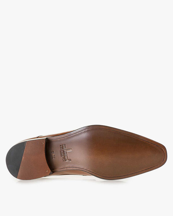 Schnürstiefel Kalbsleder cognac