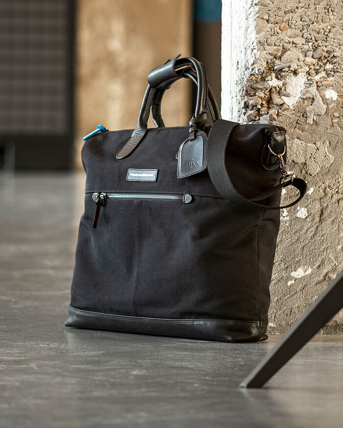 Tragetasche Textil schwarz