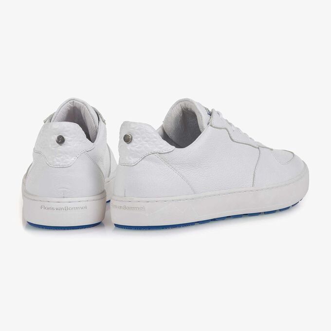 white calf leather sneakers