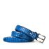 Belt patent leather blue