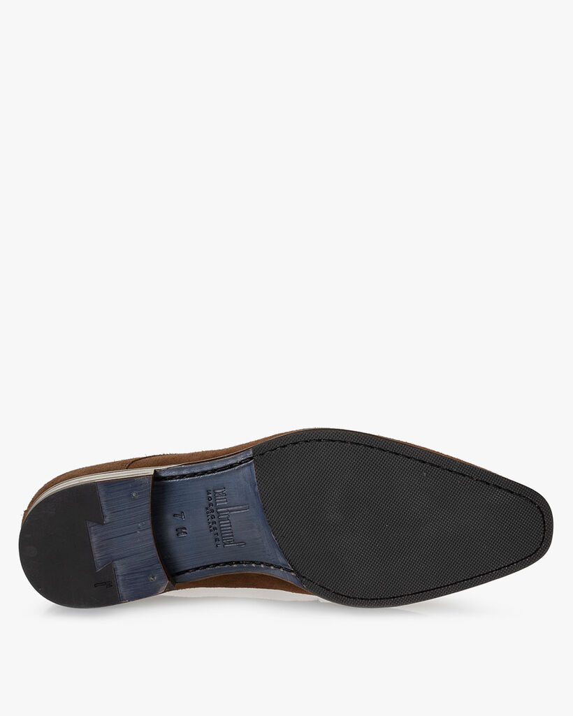 Schnürstiefel Wildleder braun