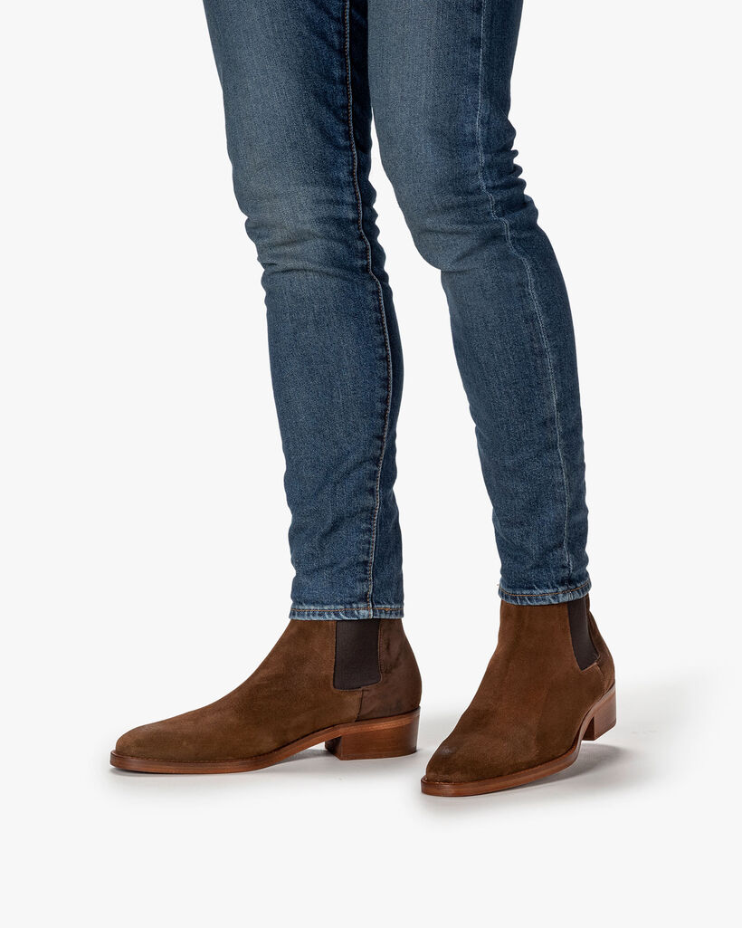 Chelsea Boot Wildleder cognac