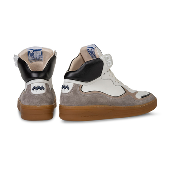 Sneaker calf leather white