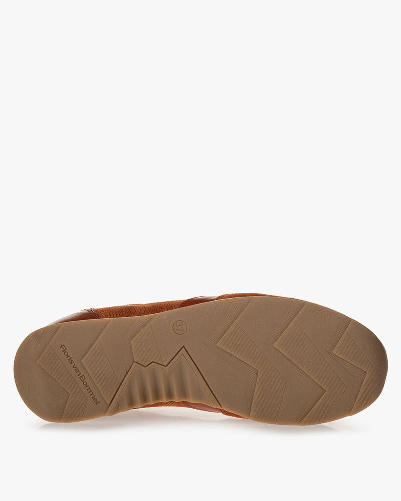 Sneaker Wildleder orange