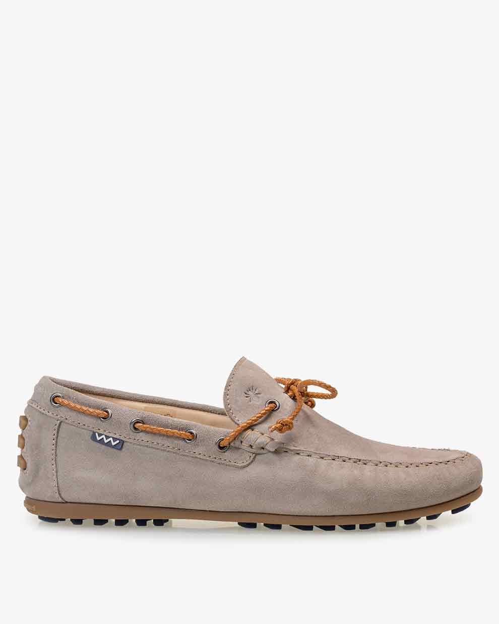 Moccasin suede leather sand 15043/03 | van Bommel Official®