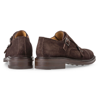 Brauner Wildleder Monk