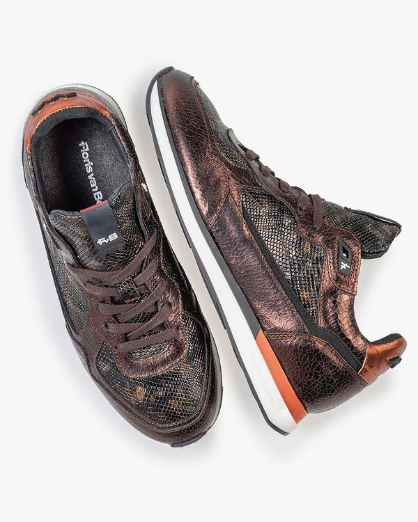 Sneaker dunkelbraun Leder