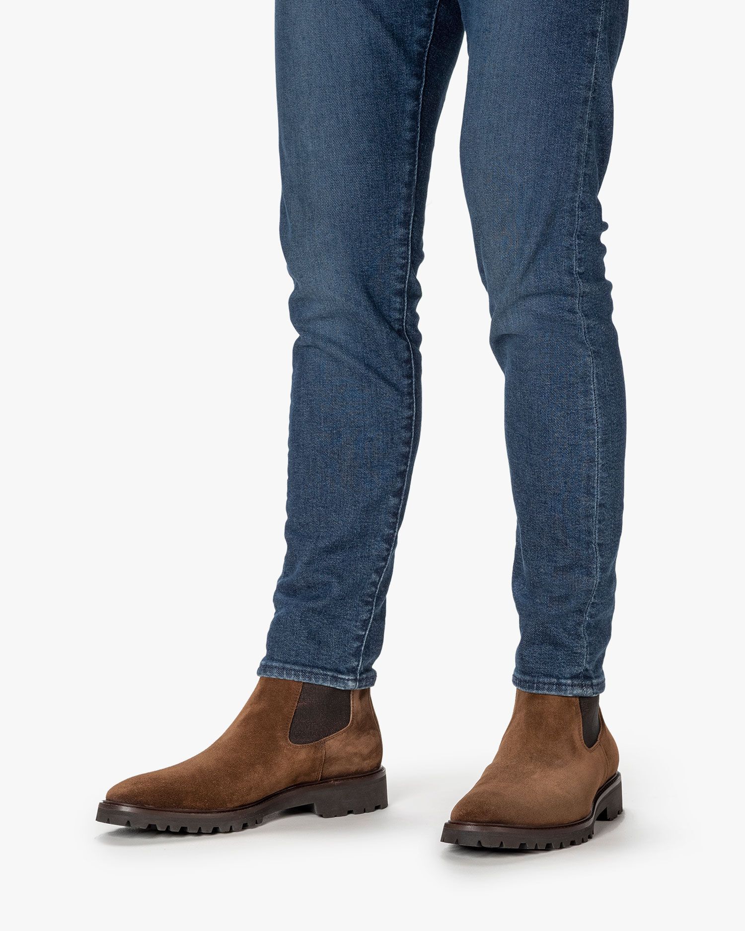 Cognac FLORIS VAN BOMMEL Chelsea boots 20072 | Omoda