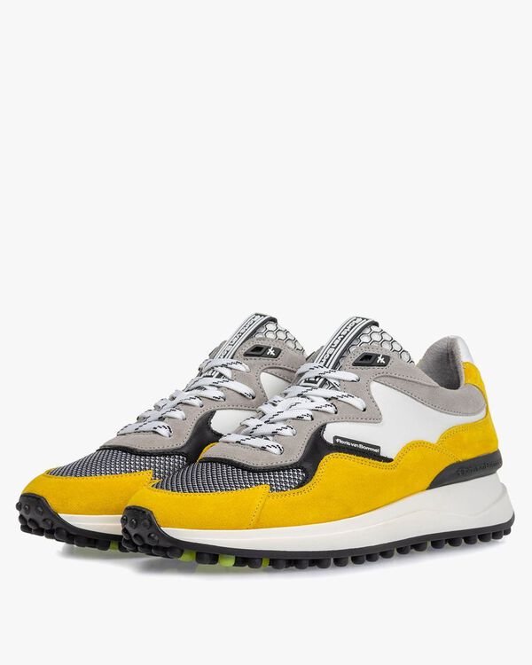 Noppi sneaker suede leather yellow