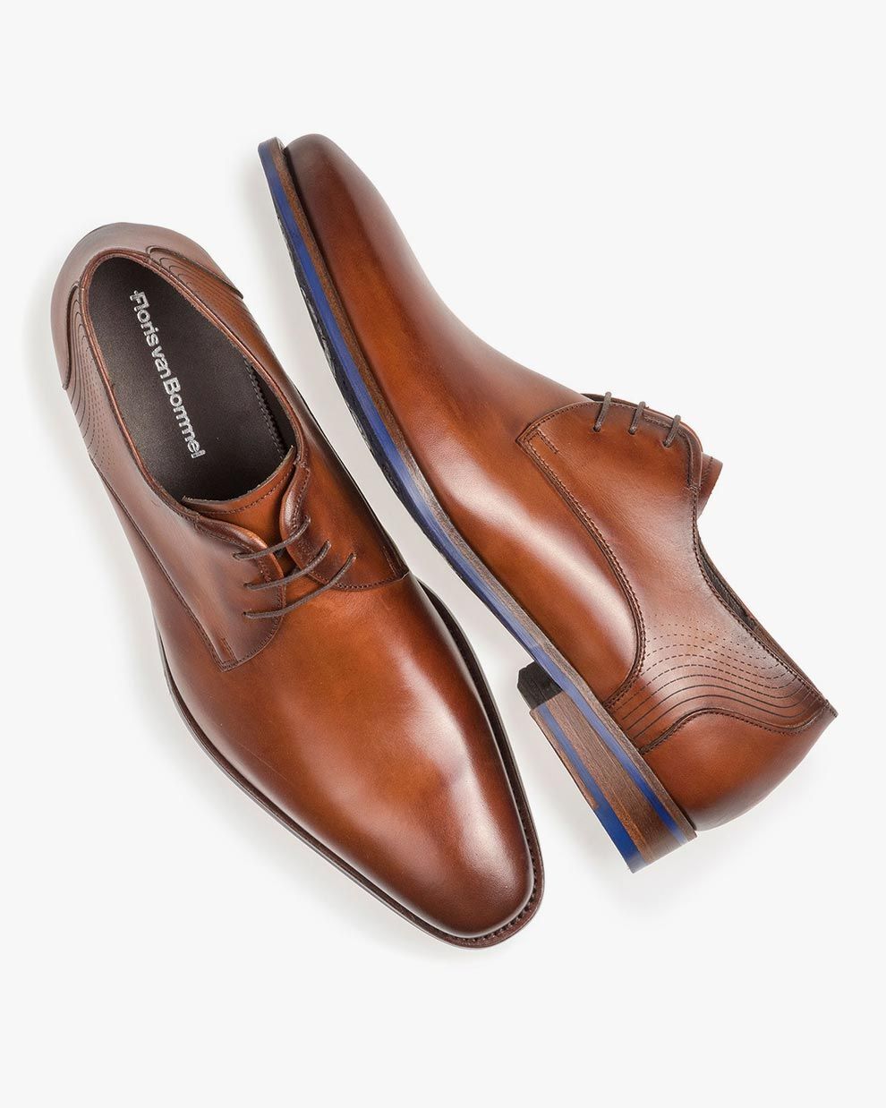 Floris van Bommel SFM-50033 23-01 Cognac Calf H-Wijdte | Nolten