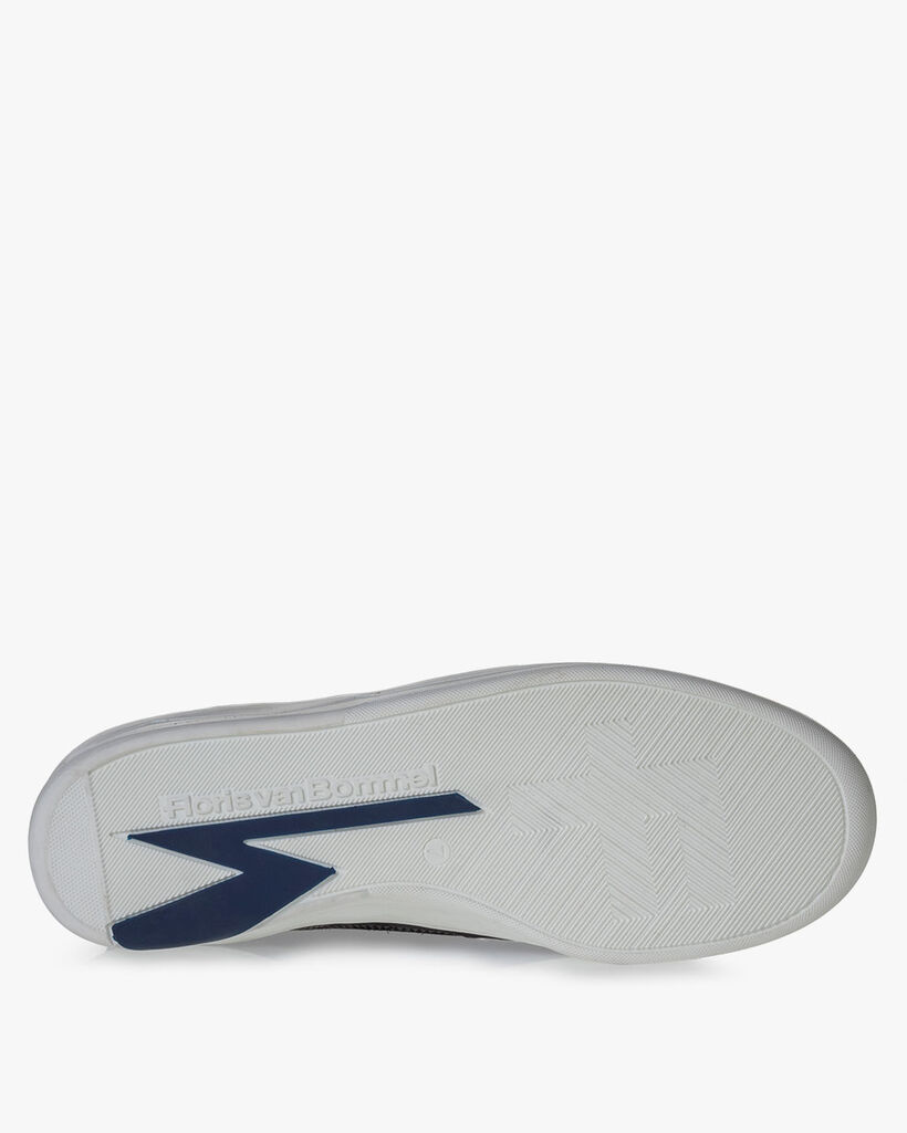 Sneaker Nubukleder dunkelgrau