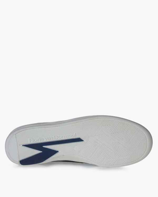 Sneaker Nubukleder dunkelgrau