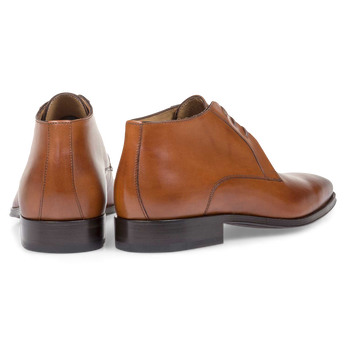Schnürstiefel Kalbsleder cognac