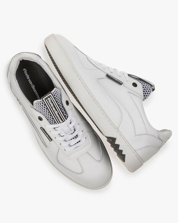 Sneaker calf leather white