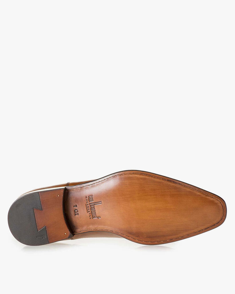 Schnürschuh Kalbsleder cognac